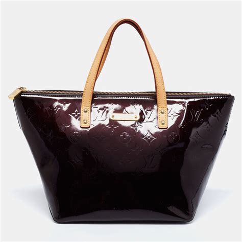 Louis Vuitton Amarante Monogram Vernis Bellevue PM Bag